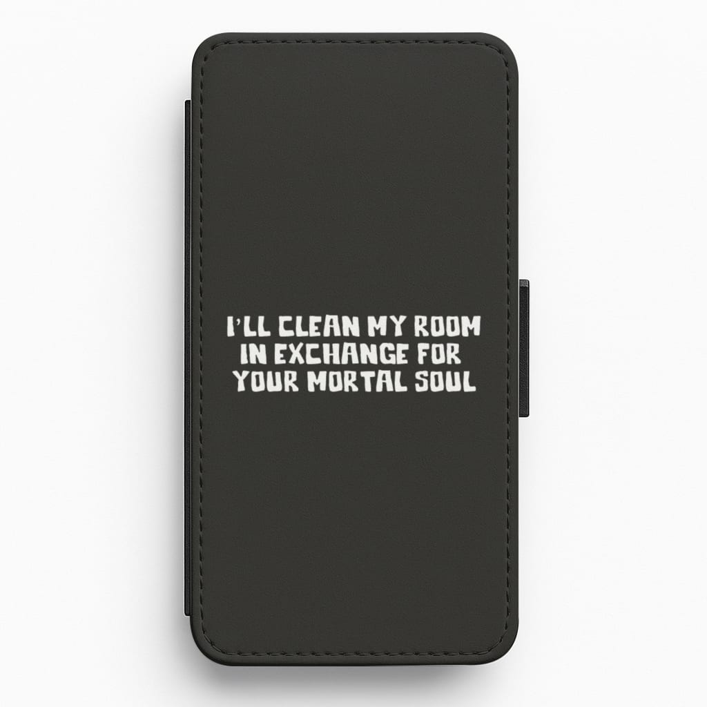 I'll Clean My Room In Exchange Wednesday Flip / Wallet Phone Case