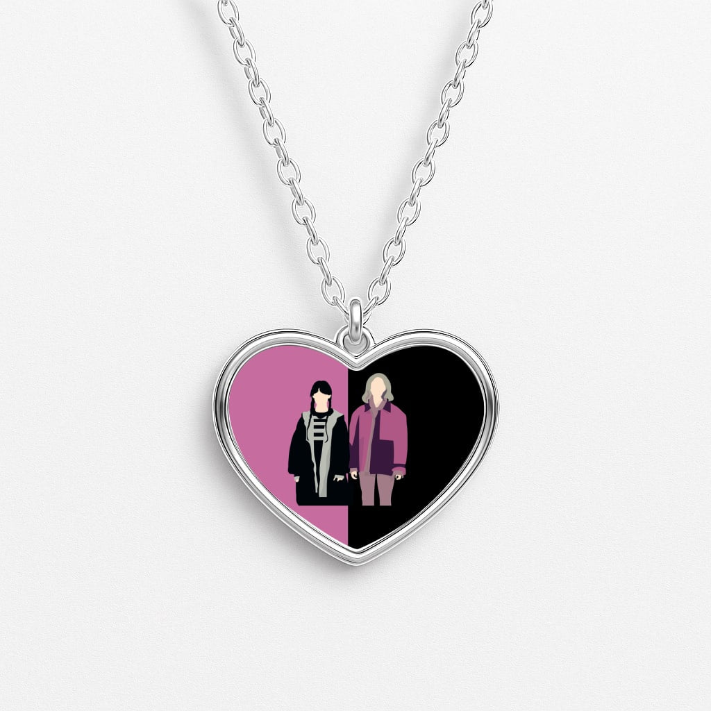 Wednesday And Wednesday Heart Necklace