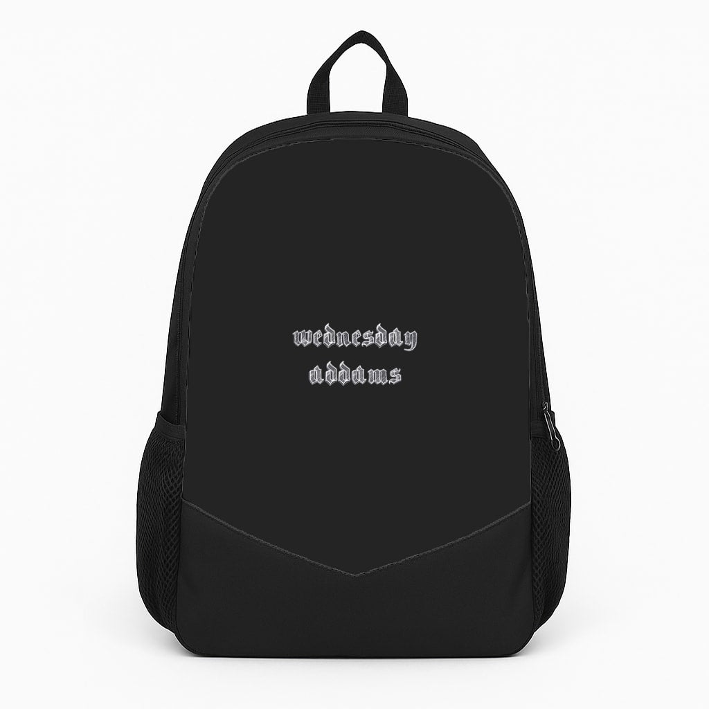 Wednesday Typogrophy Backpack
