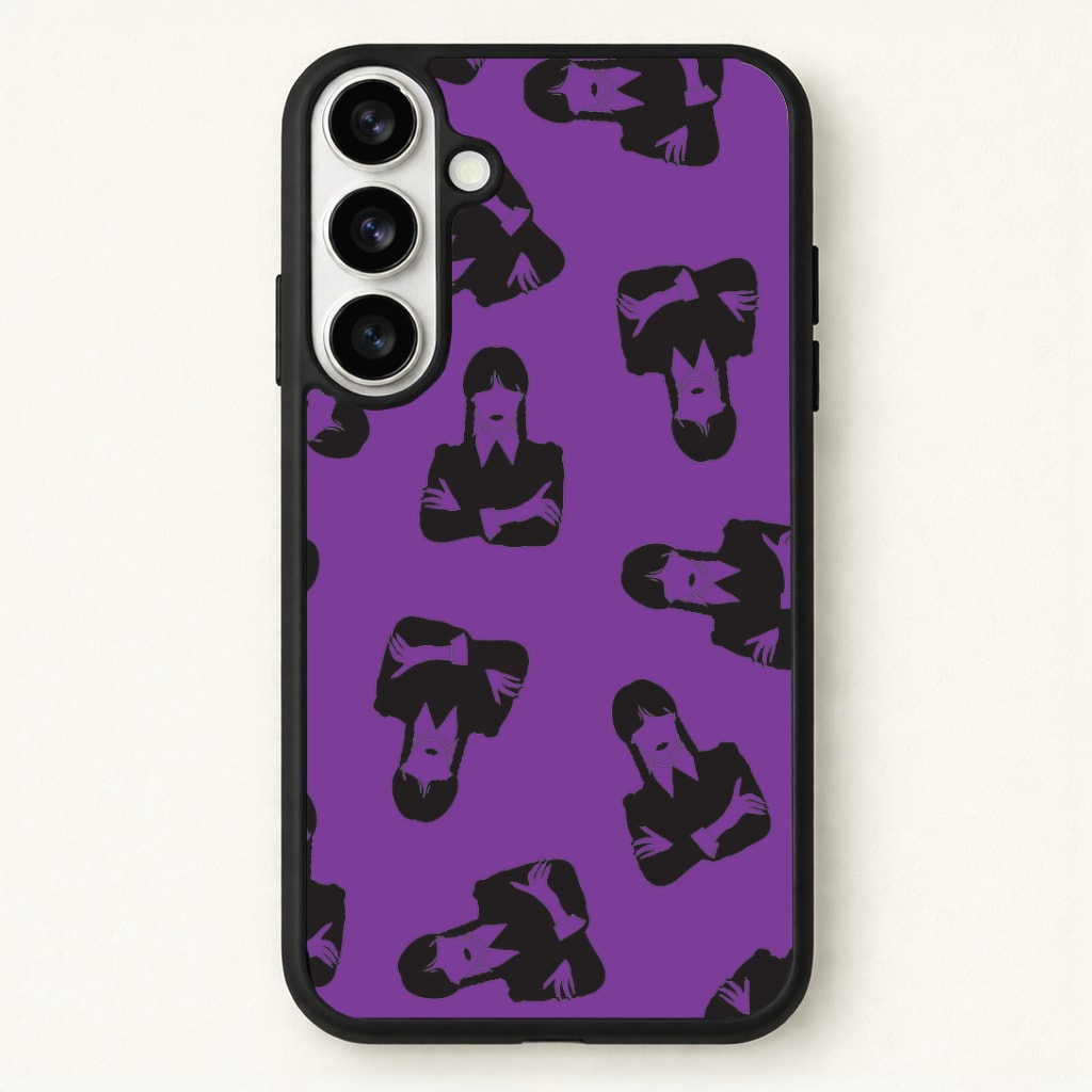 Addams Pattern Phone Case for Galaxy S26 Plus