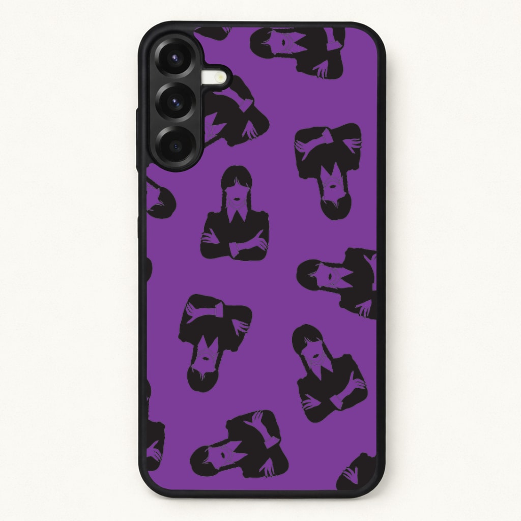 Addams Pattern Phone Case for Galaxy A37