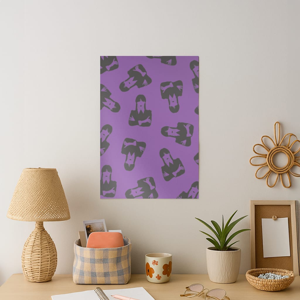 Addams Pattern Art Print