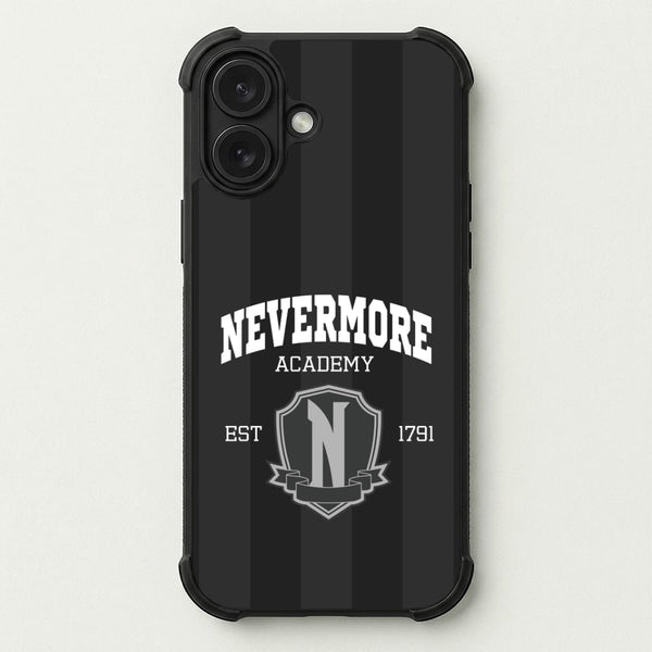 Addams Academy Gray Phone Case — Bumper case
