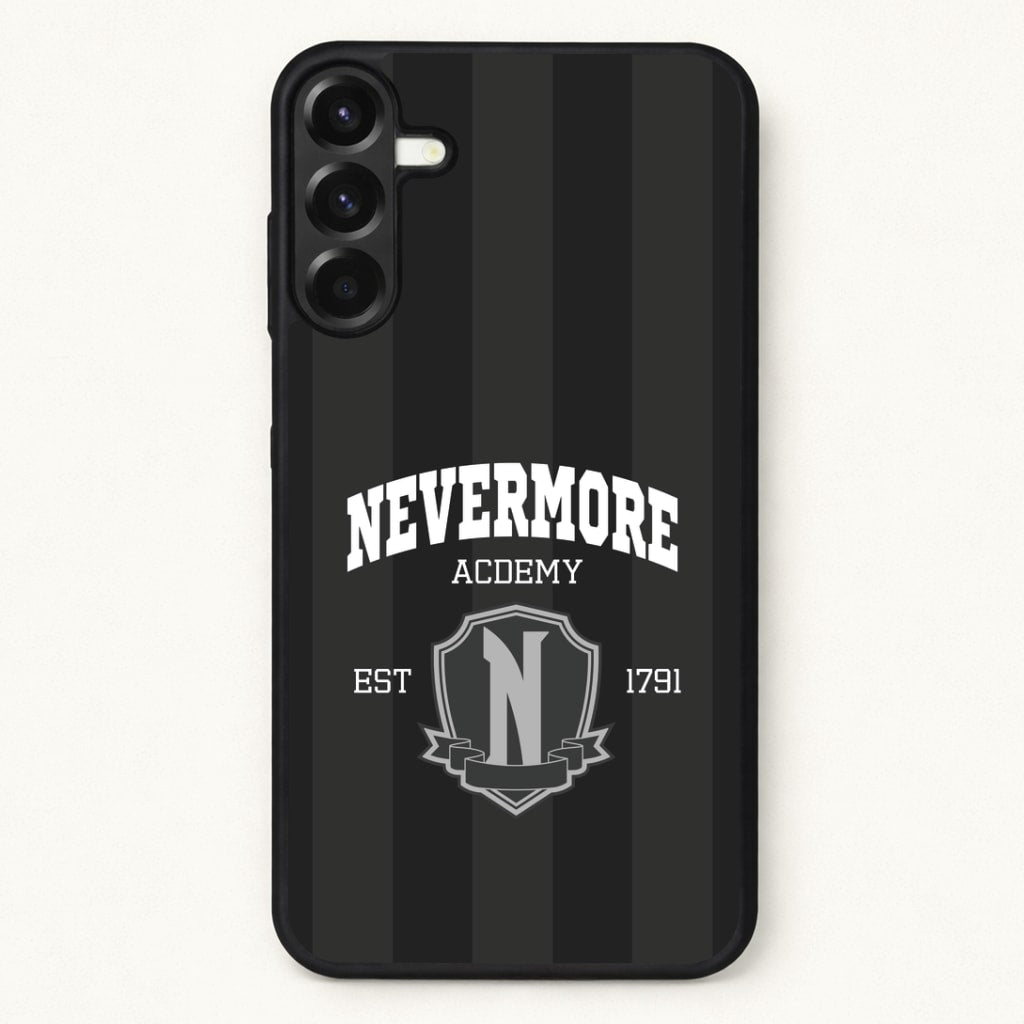 Addams Academy Gray Phone Case for Galaxy A37