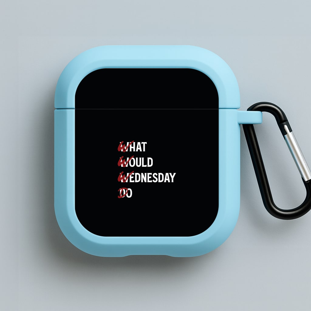 W.W.W.D Blue AirPods Case