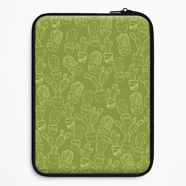 Green And Yellow Cacti - Western Universal Laptop Sleeve