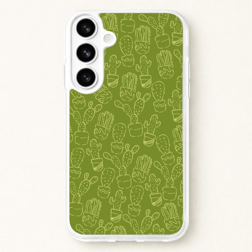 Green And Yellow Cacti - Western Phone Case for Galaxy S26 Plus