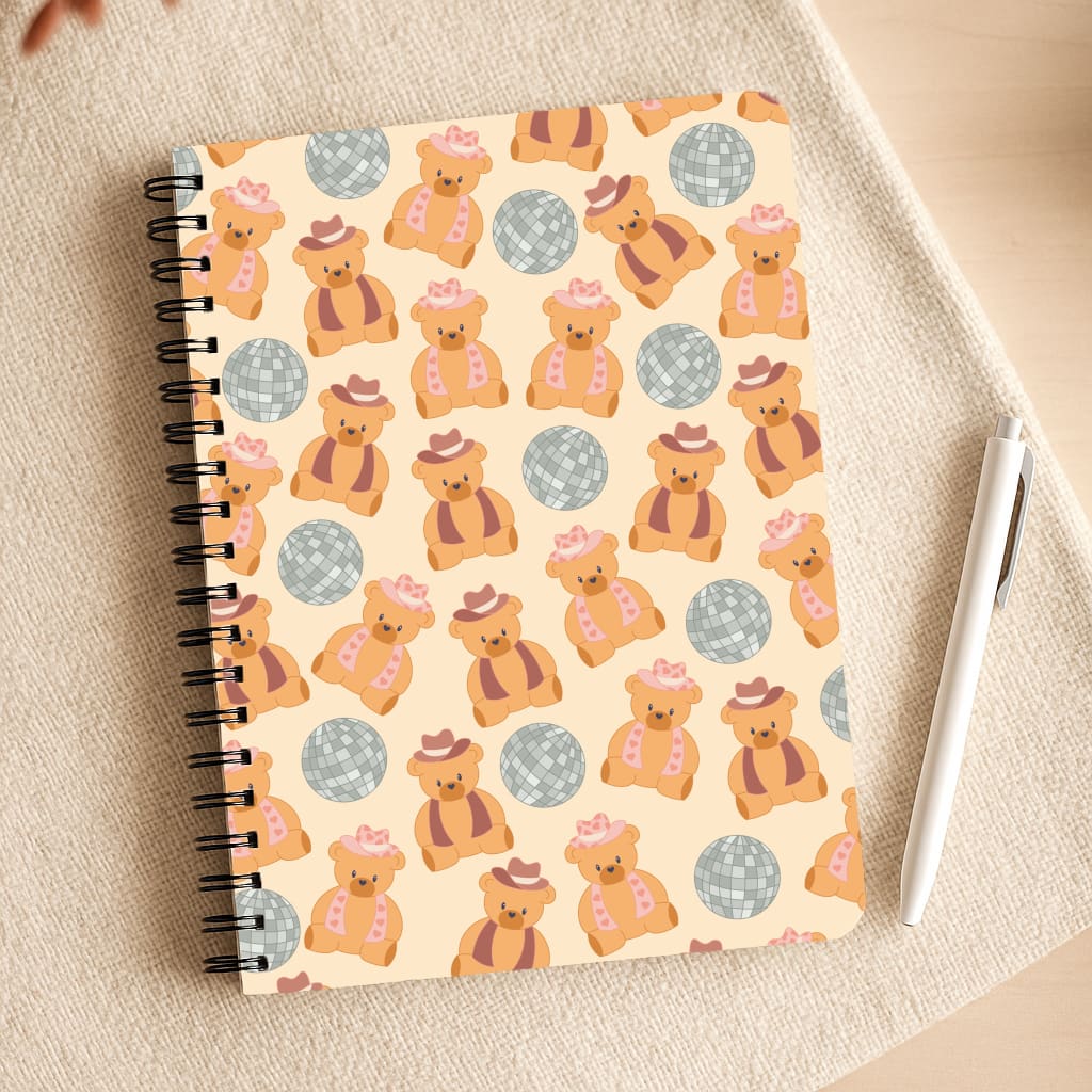 Bears With Cowboy Hats - Western Notepad