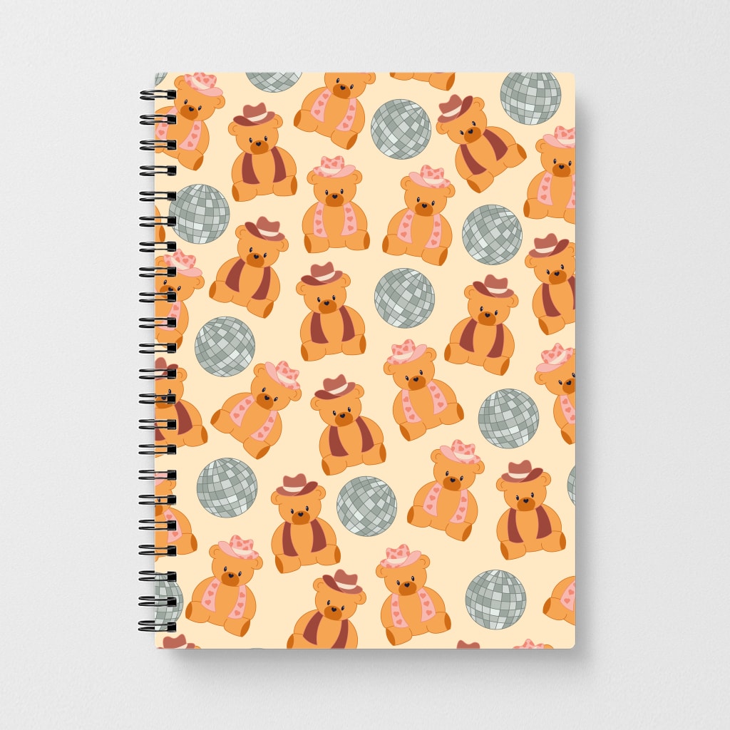 Bears With Cowboy Hats - Western Notebook
