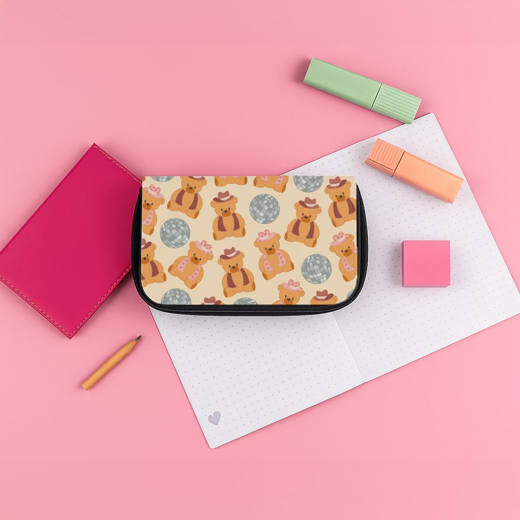 Bears With Cowboy Hats - Western Pencil Case
