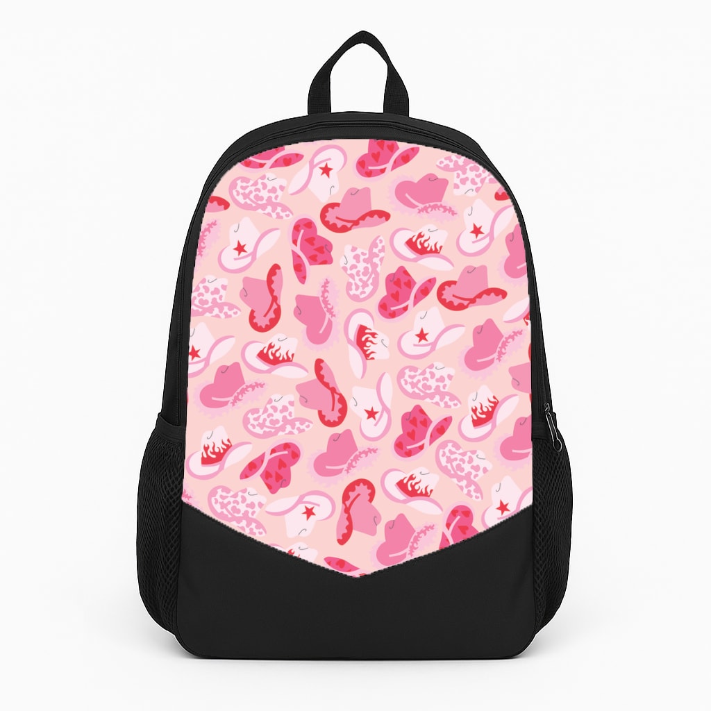 Cowboy Hats - Western Large Backpack
