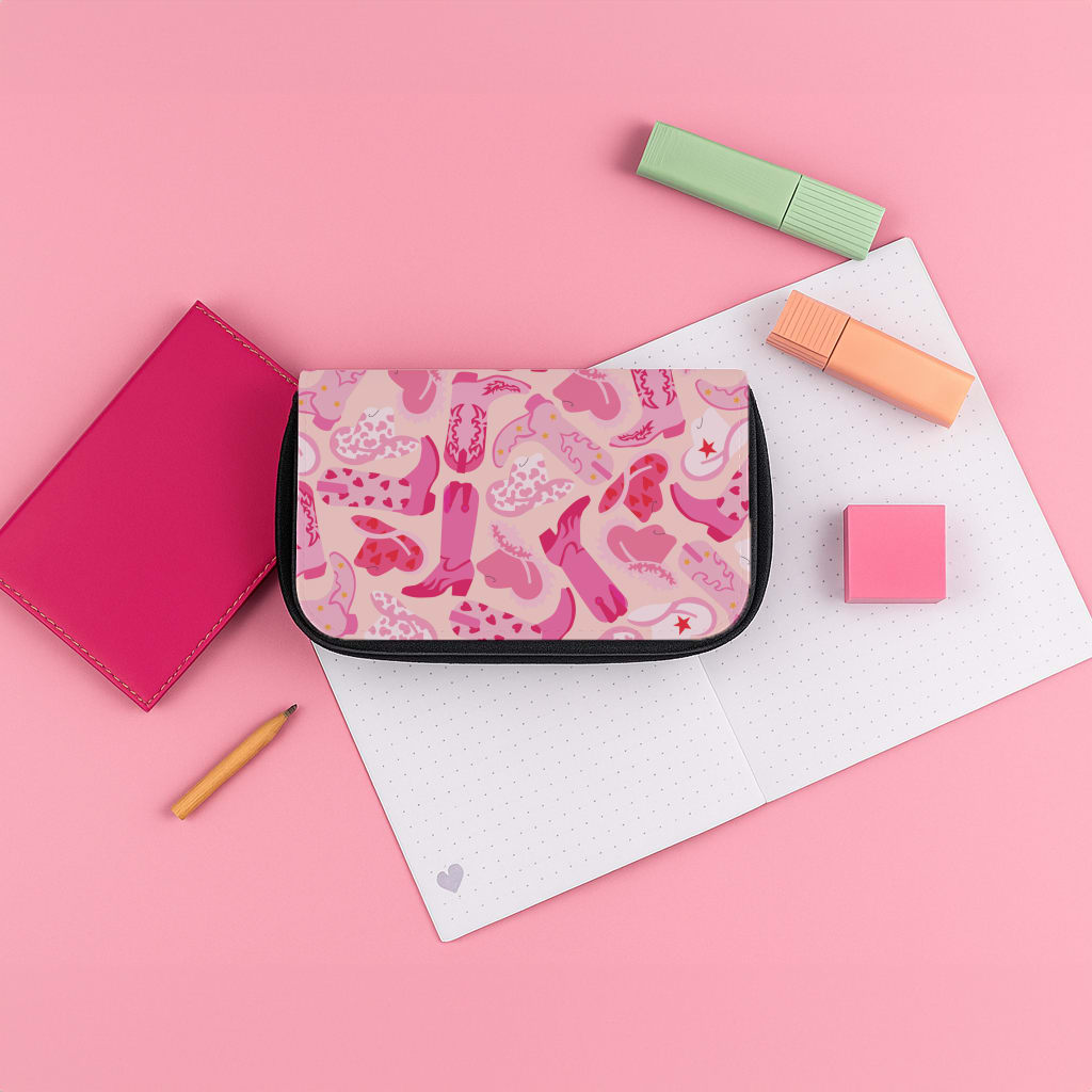 Cowboy Hats And Boots - Western Pencil Case