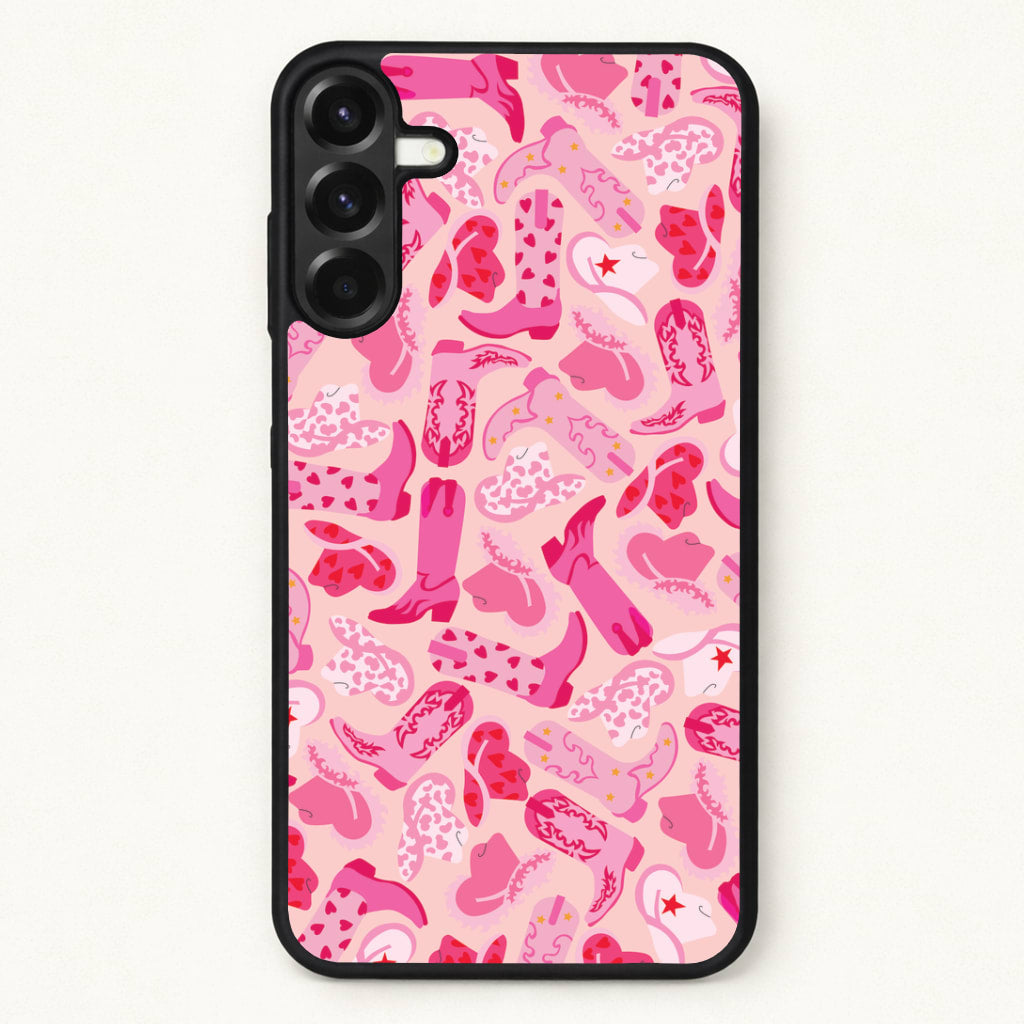 Cowboy Hats And Boots - Western Phone Case for Galaxy A57