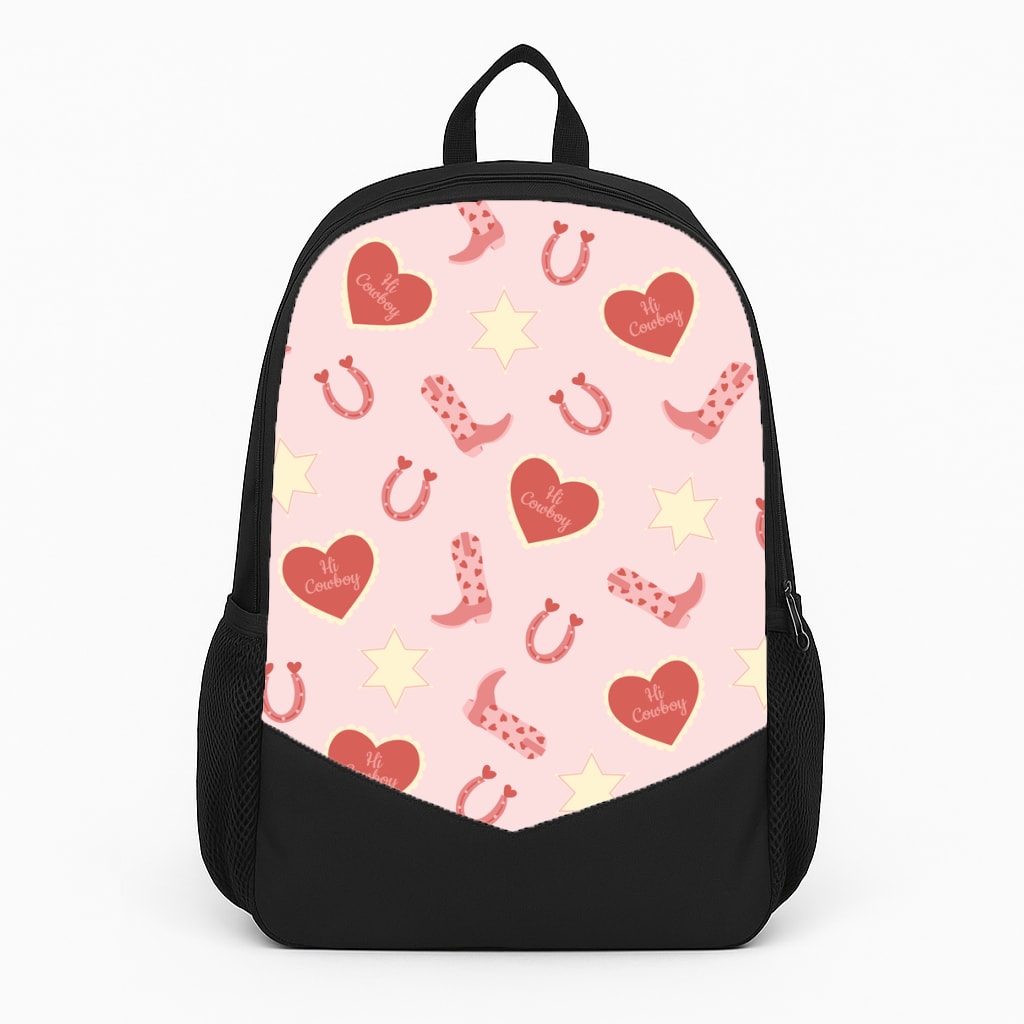 Hi Cowboy - Western Large Backpack