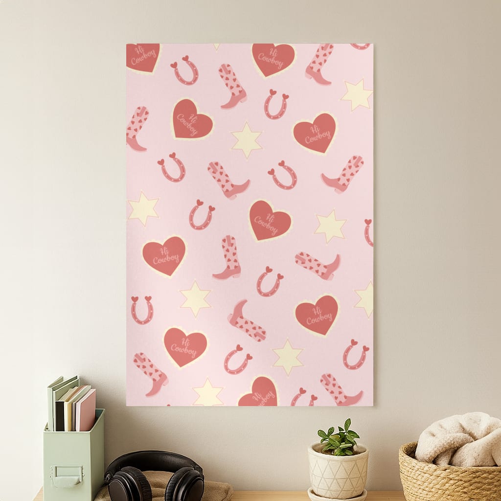 Hi Cowboy - Western  Poster