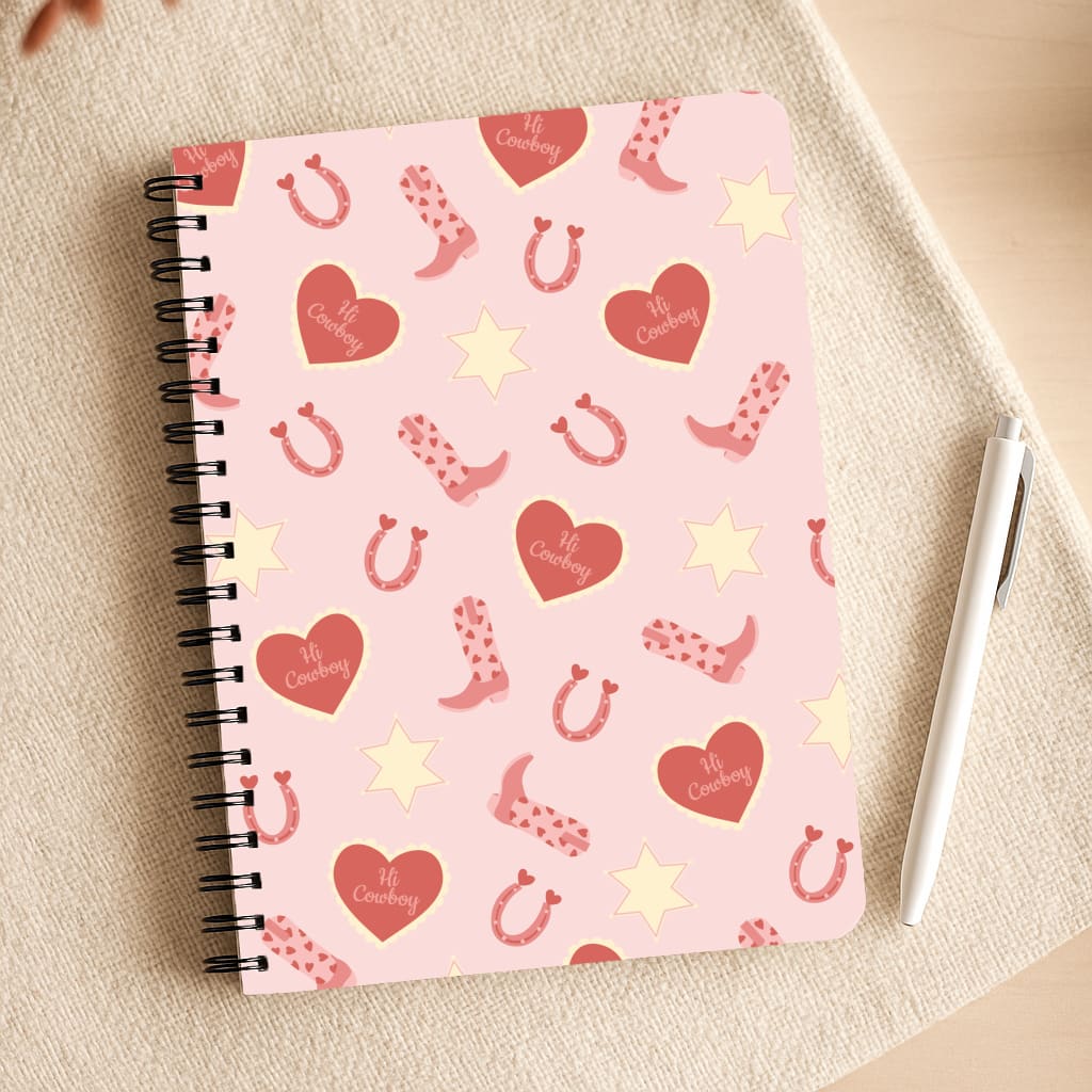 Hi Cowboy - Western Notepad