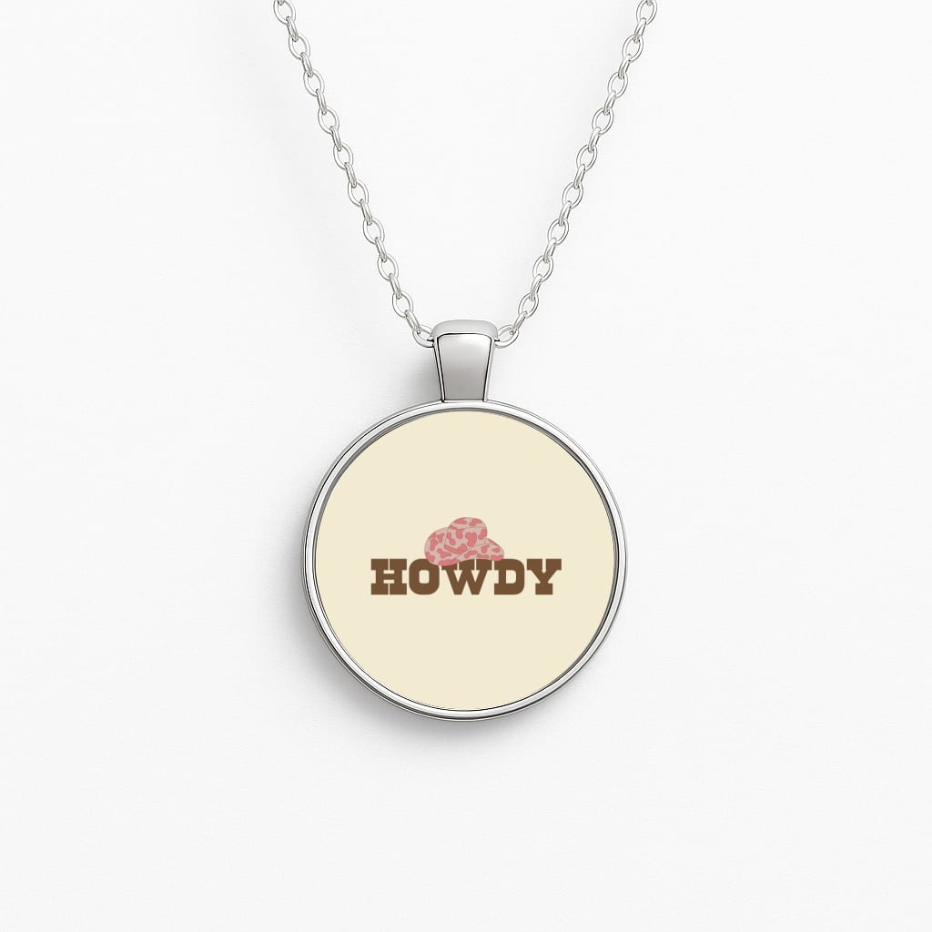 Howdy - Western  Circle Necklace