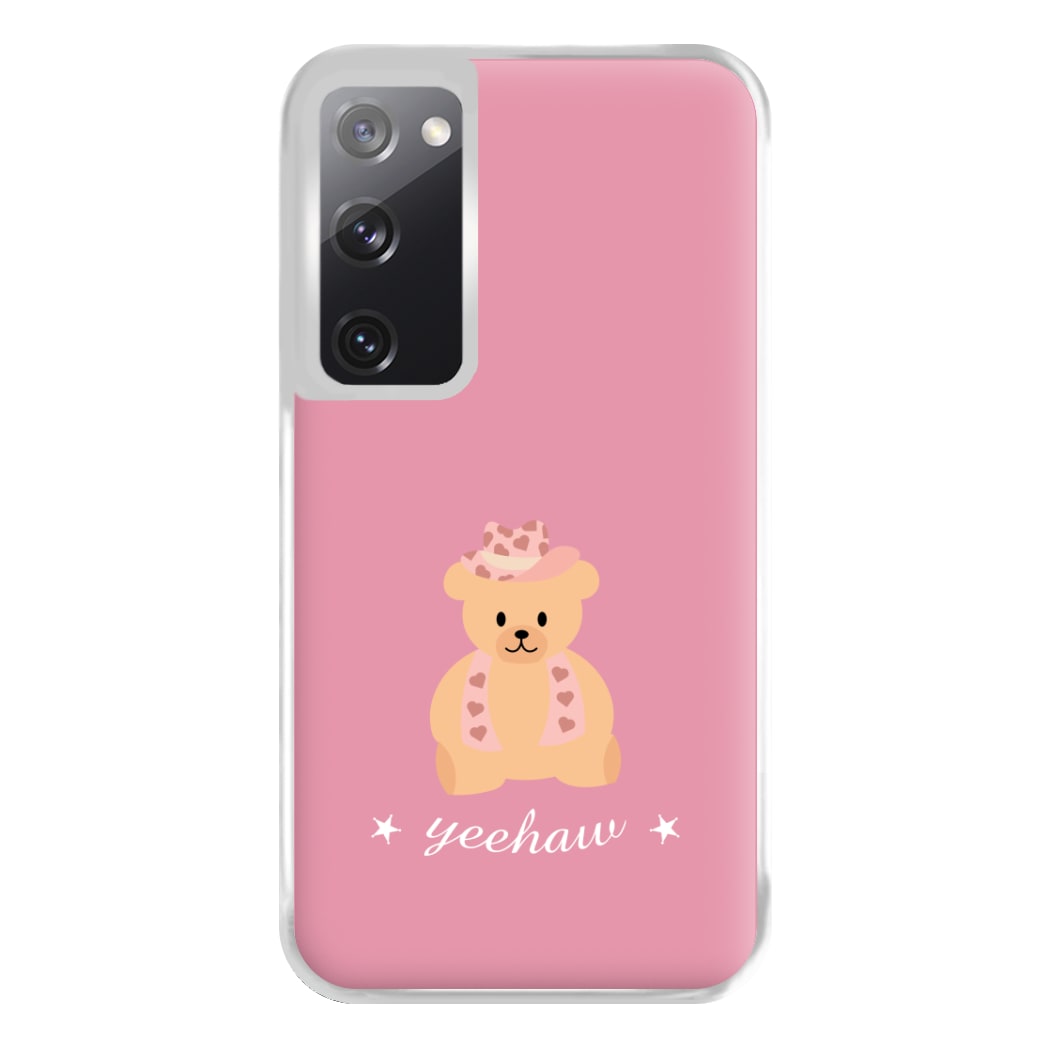 Yeehaw Teddy Bear Phone Case for Galaxy S20FE