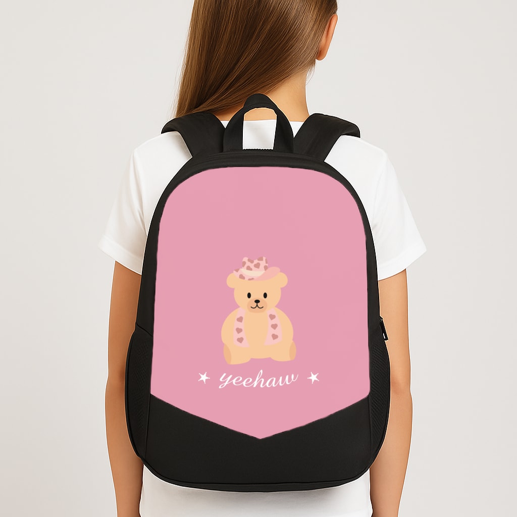 Yeehaw Teddy Bear Backpack