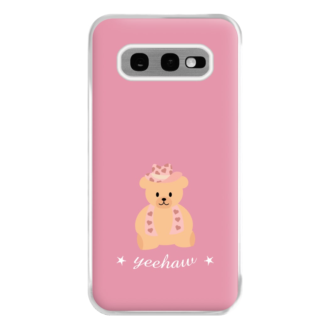 Yeehaw Teddy Bear Phone Case for Galaxy S10e