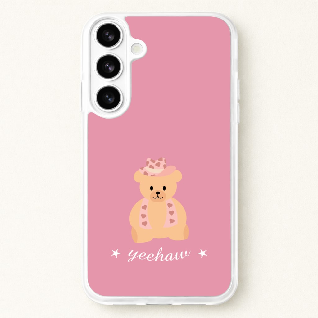 Yeehaw Teddy Bear Phone Case for Galaxy S26 Plus
