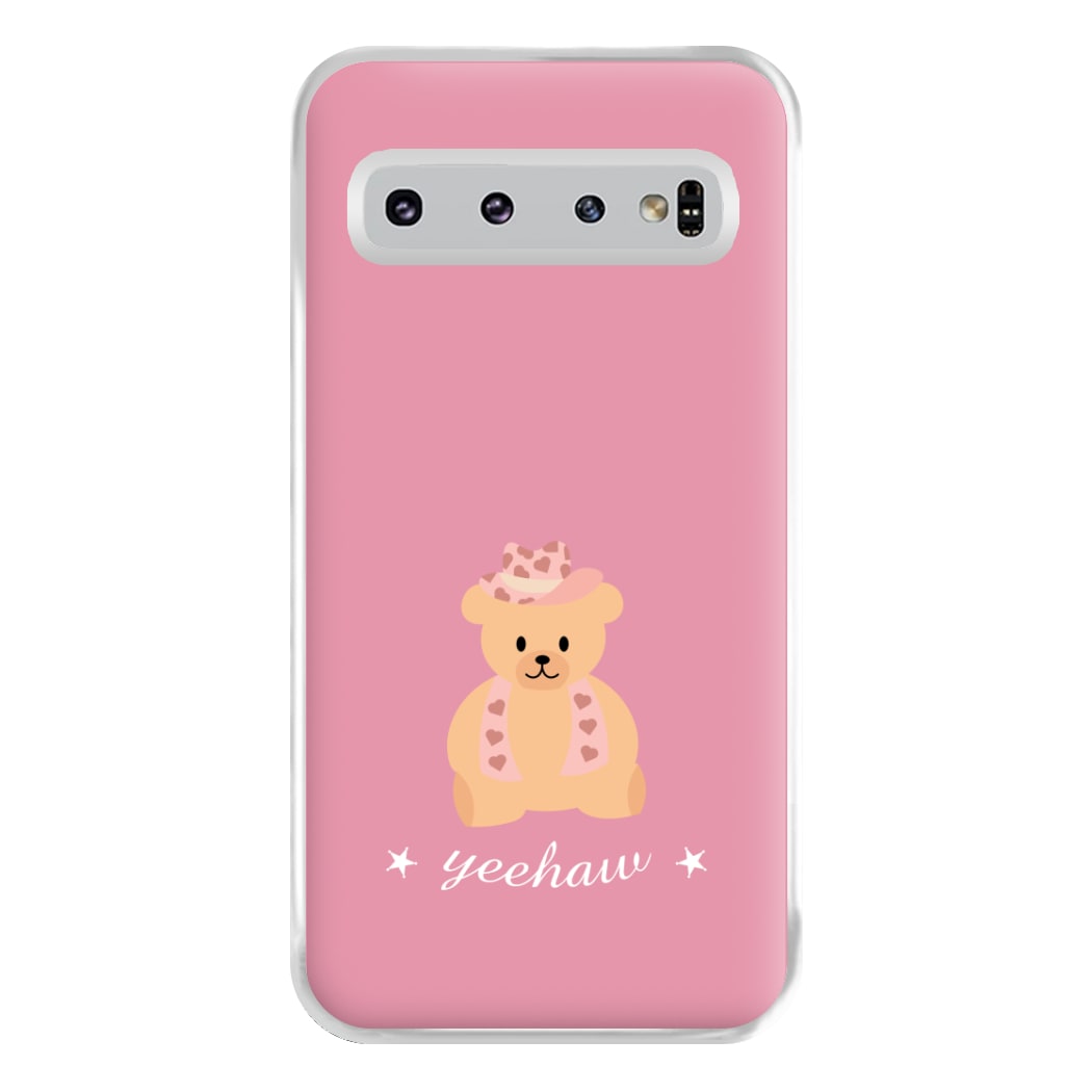 Yeehaw Teddy Bear Phone Case for Galaxy S10 Plus
