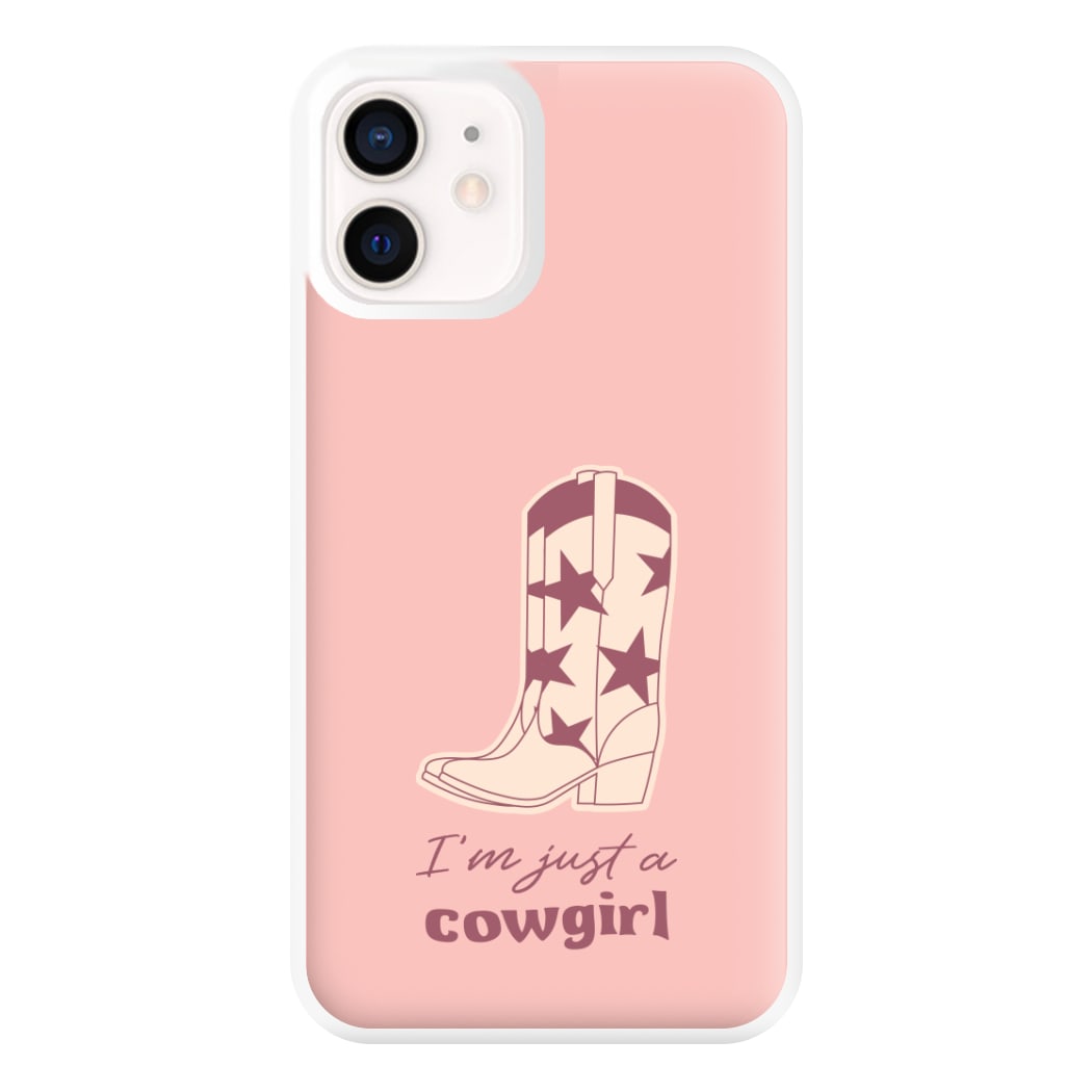 I'm Just A Cowgirl Phone Case for iPhone 13 Mini