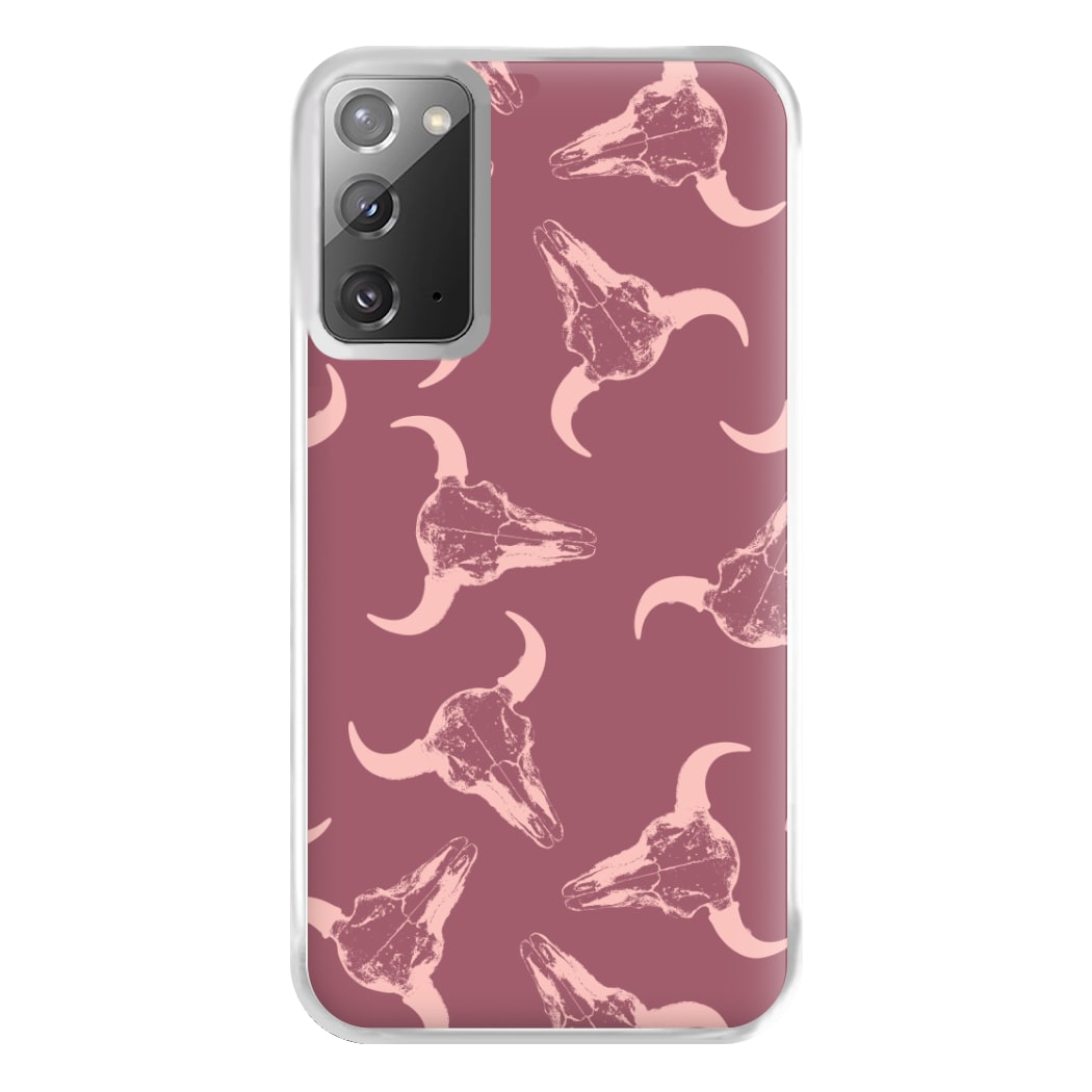 Pastel Skulls Pattern Phone Case for Galaxy Note 20 Ultra