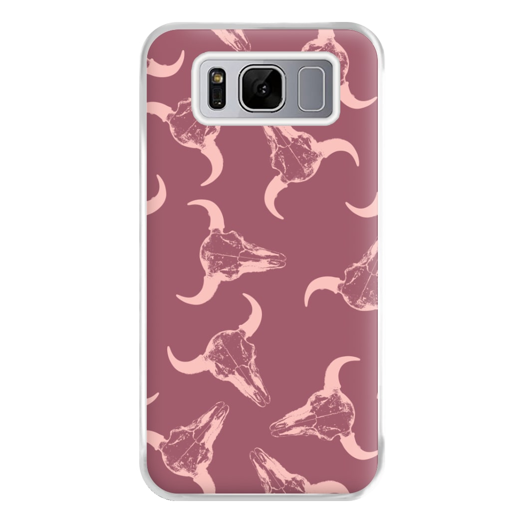 Pastel Skulls Pattern Phone Case for Galaxy S8 Plus