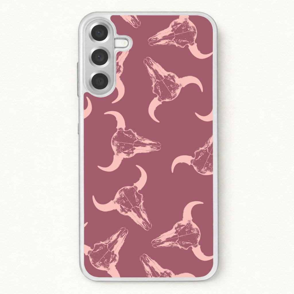 Pastel Skulls Pattern Phone Case for Galaxy A37