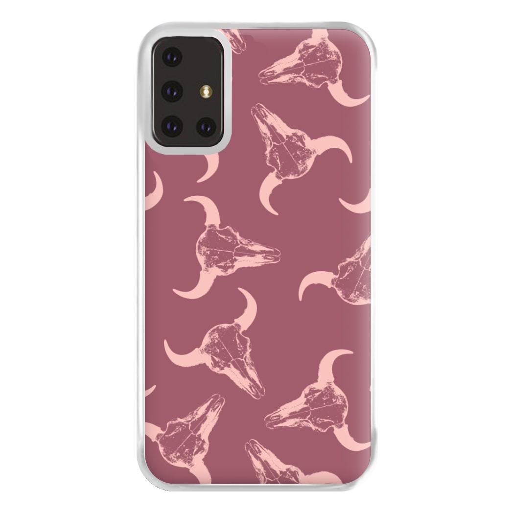 Pastel Skulls Pattern Phone Case for Galaxy A71
