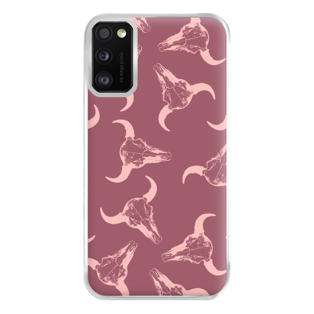 Pastel Skulls Pattern Phone Case for Galaxy A41