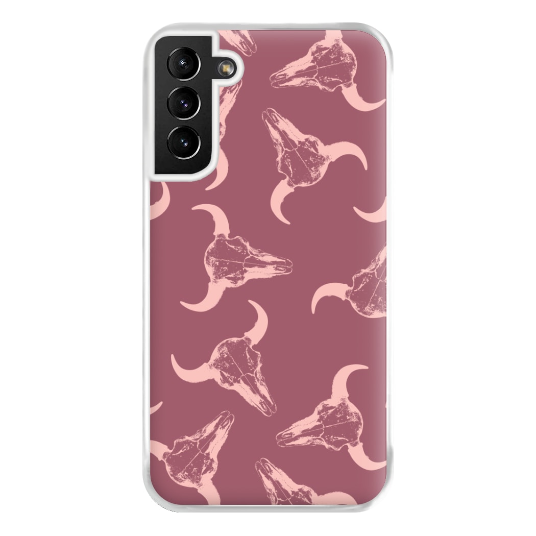 Pastel Skulls Pattern Phone Case for Galaxy S21 Plus