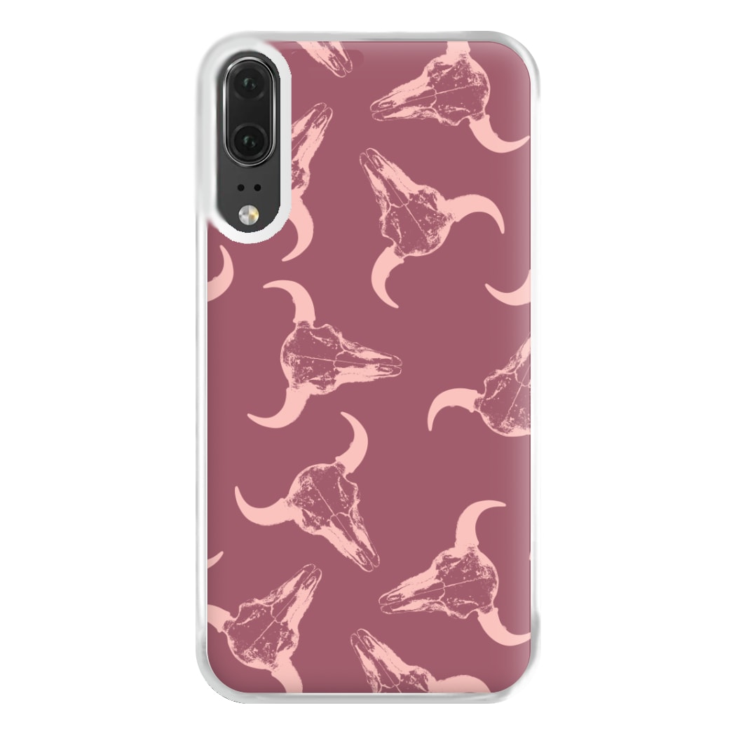 Pastel Skulls Pattern Phone Case for Huawei P20