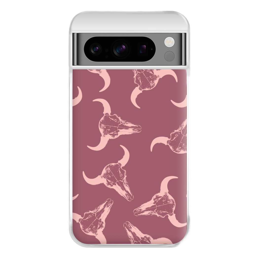 Pastel Skulls Pattern Phone Case for Google Pixel 8 Pro