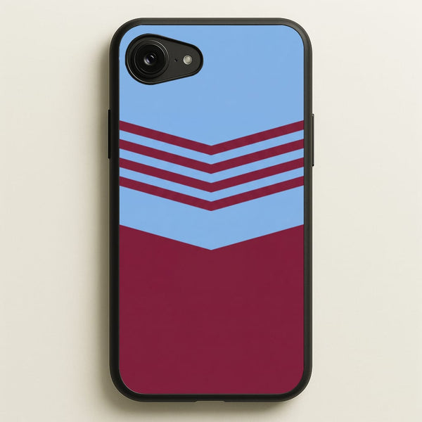 West Ham Vintage Kit Phone Case - iPhone 16e / Standard