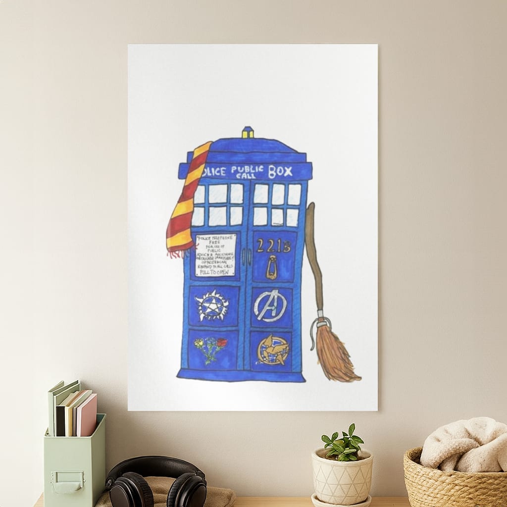 Multifandom Cartoon Poster
