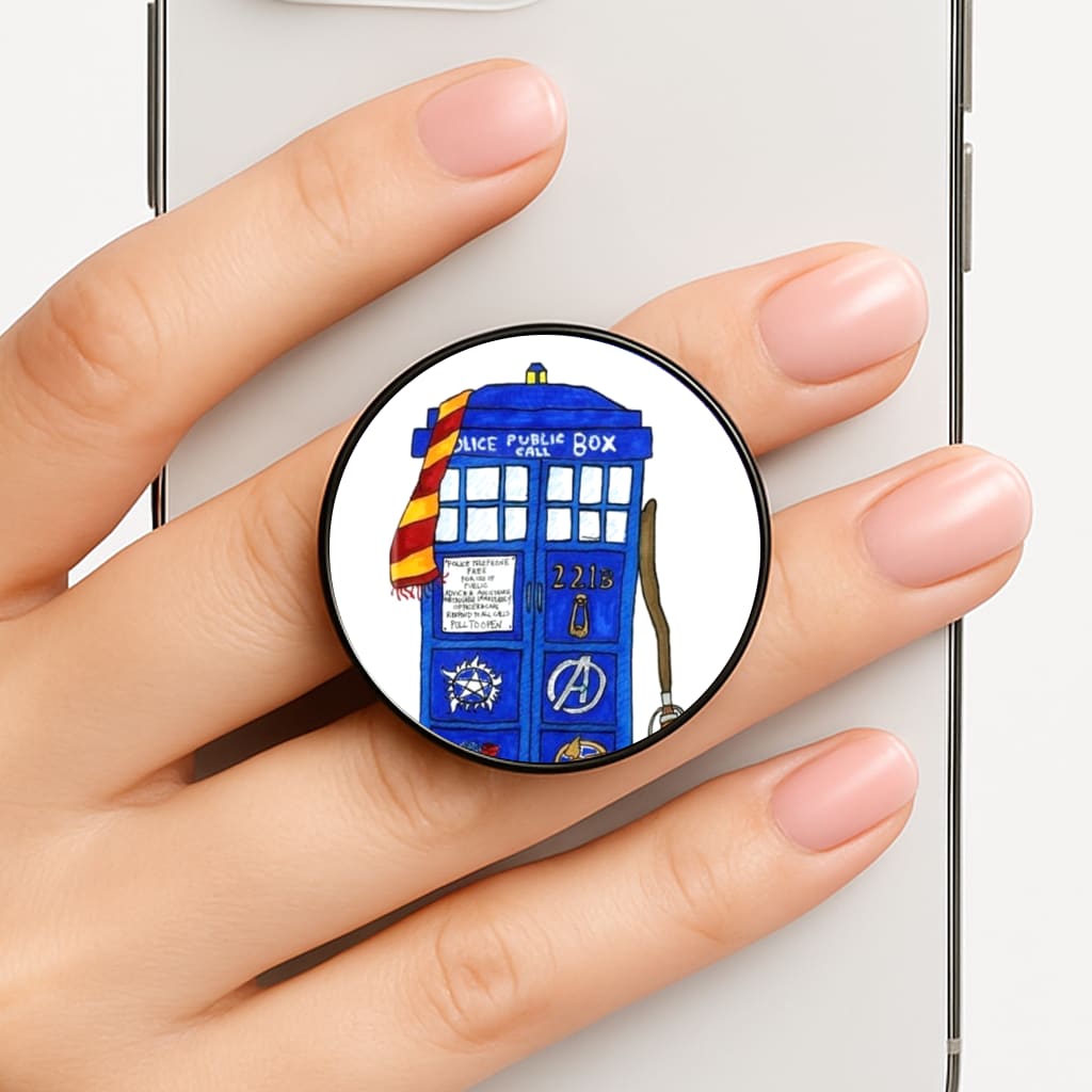 Multifandom Cartoon Phone Grip