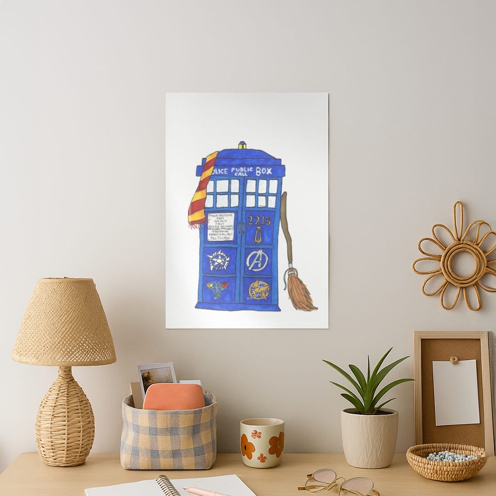 Multifandom Cartoon Art Print