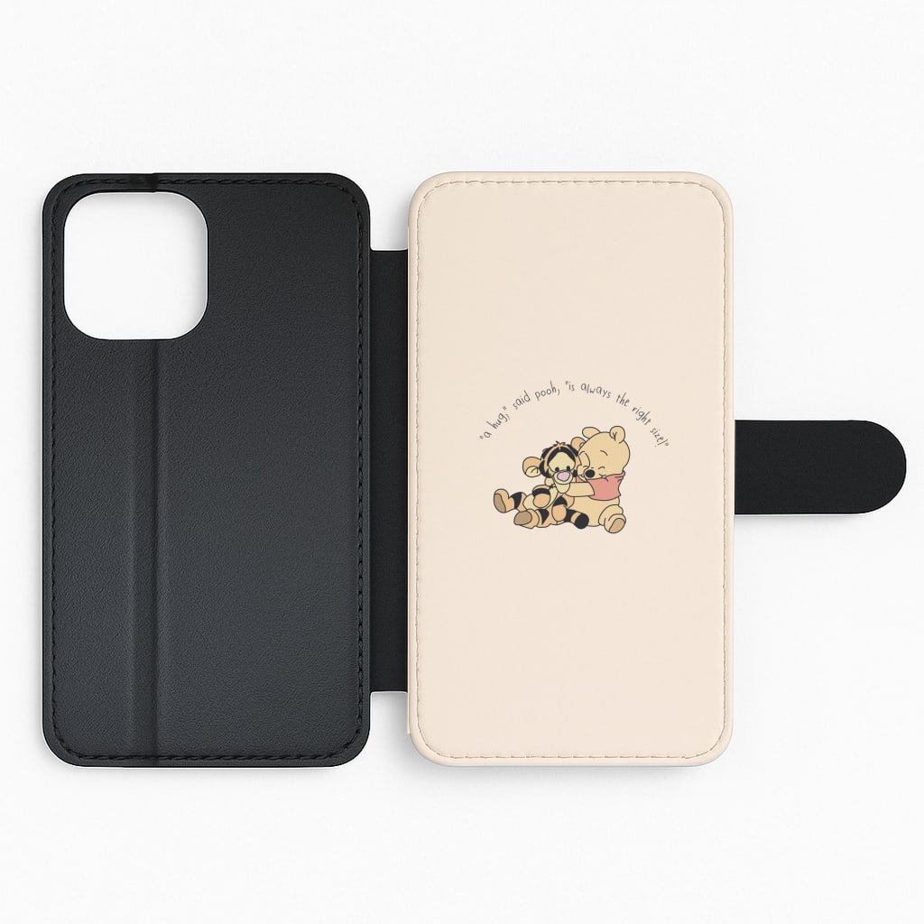 A Hug Said Pooh - Winnie Flip Phone Case