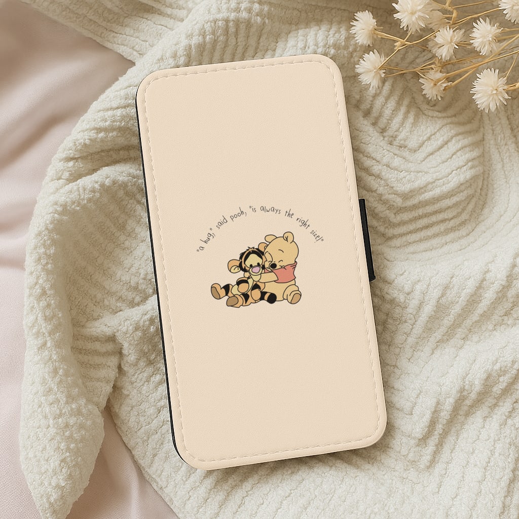 A Hug Said Pooh - Winnie Wallet Phone Case