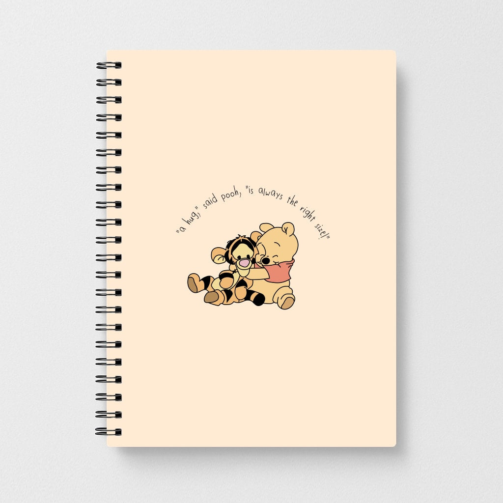 A Hug Said Pooh - Winnie Notebook