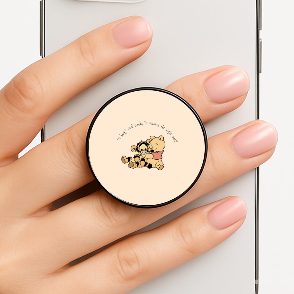 A Hug Said Pooh - Winnie Phone Grip