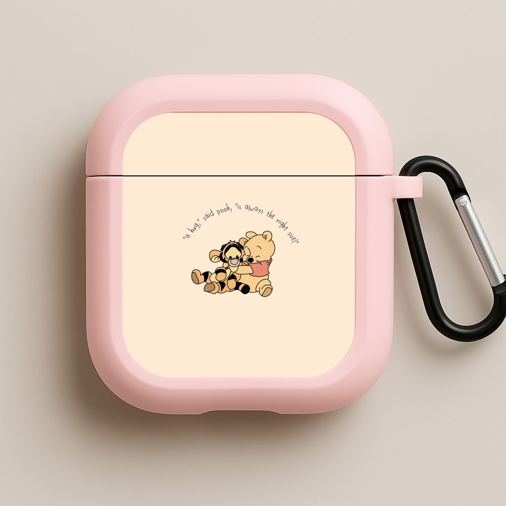 A Hug Said Pooh - Winnie Pink AirPods Case