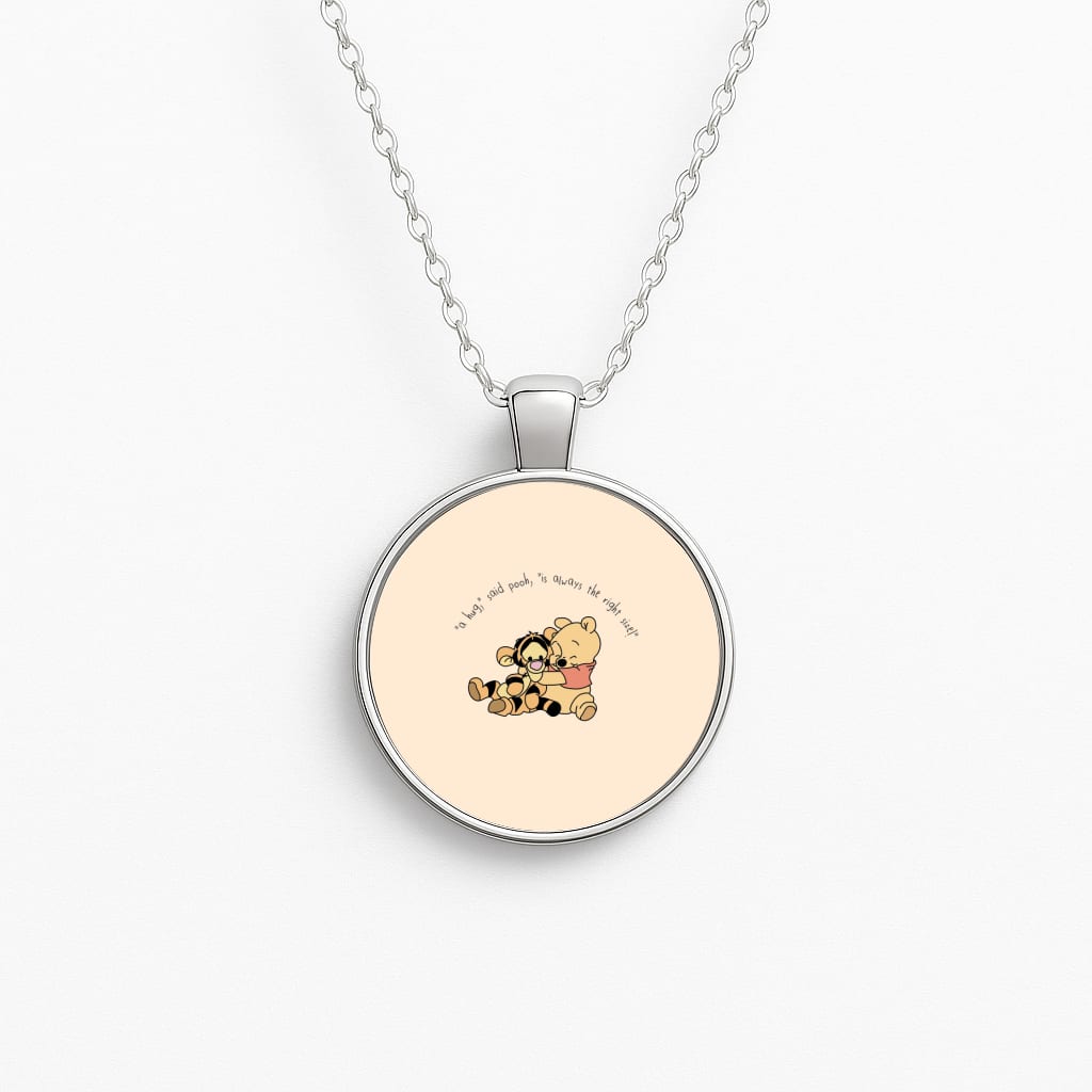 A Hug Said Pooh - Winnie Circle Necklace