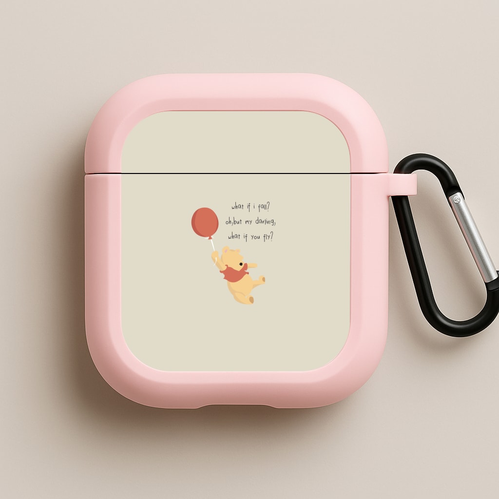 What If I Fail - Winnie Pink AirPods Case