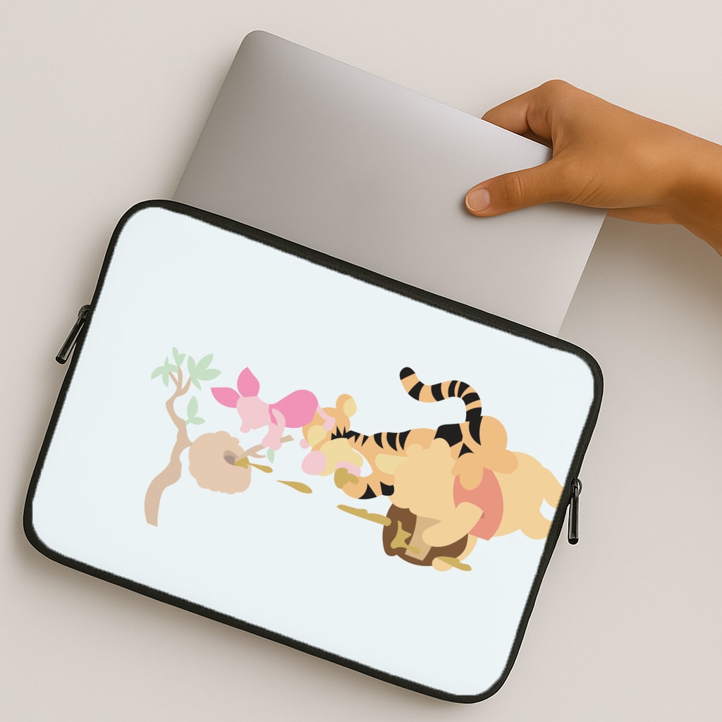 Bouncing Tiger , Piglet , Yellow Bear MacBook Case