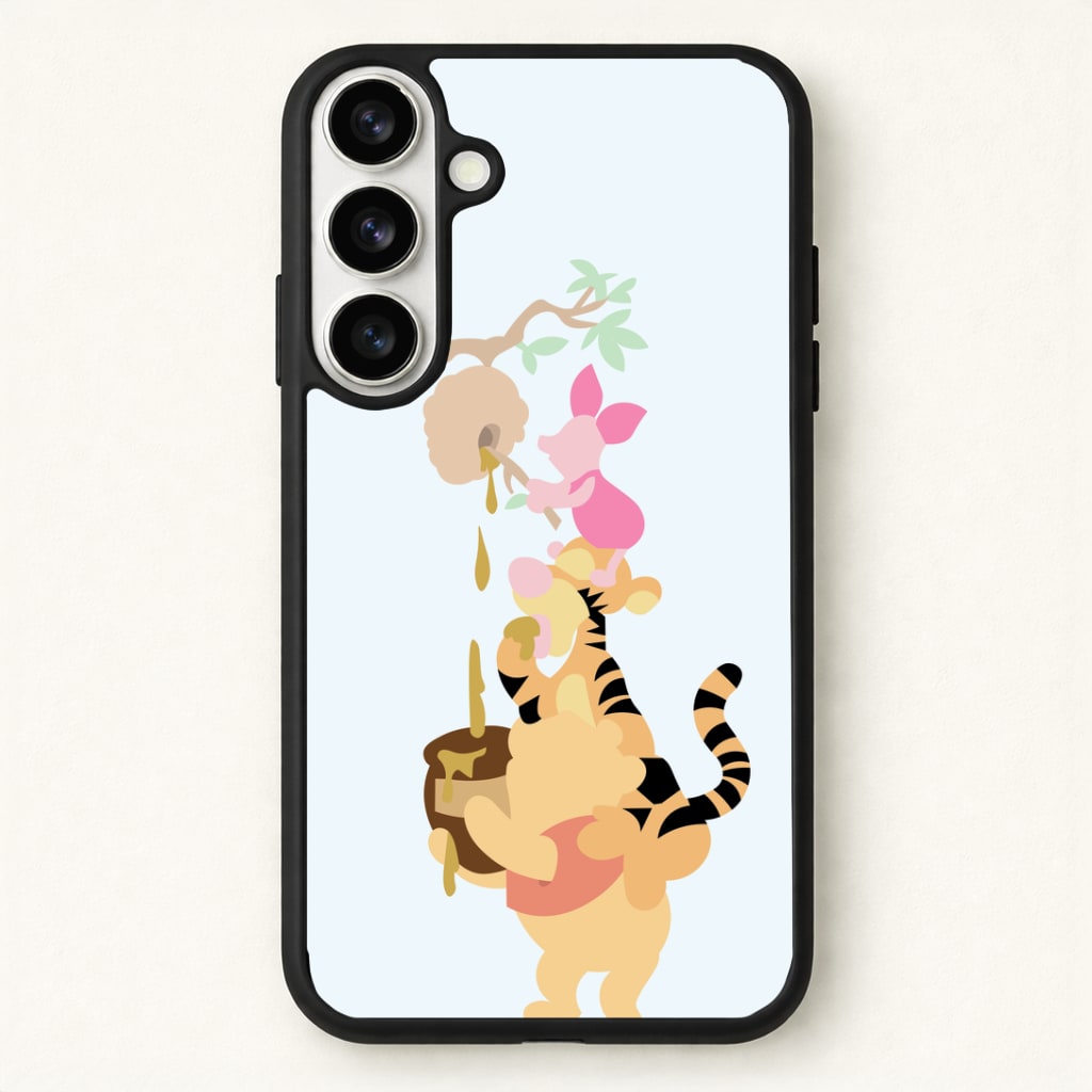 Bouncing Tiger , Piglet , Yellow Bear Phone Case for Galaxy S26