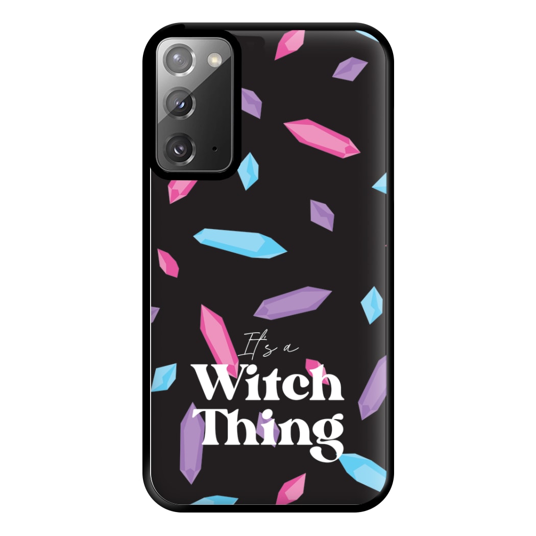 It's A Witch Thing Pattern Phone Case for Galaxy Note 20 Ultra
