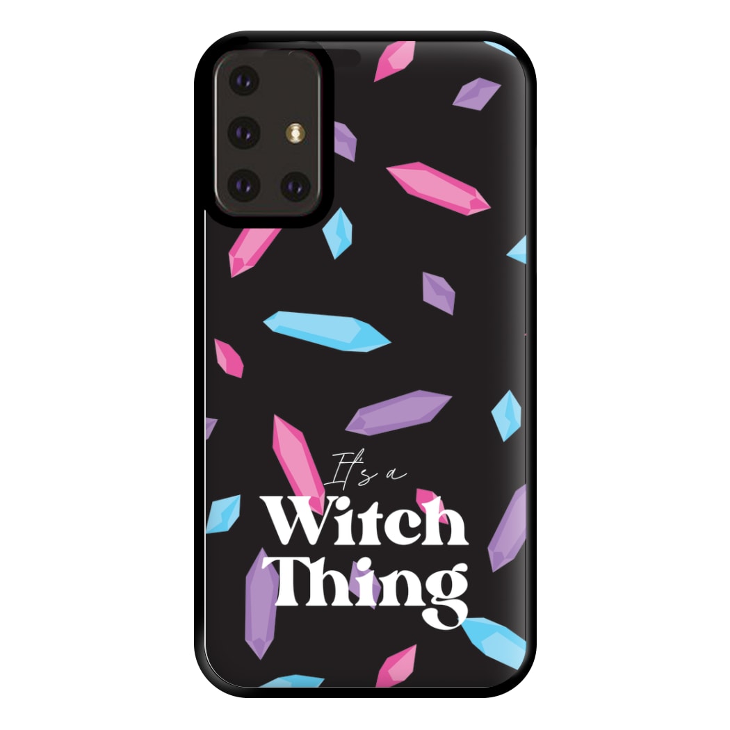 It's A Witch Thing Pattern Phone Case for Galaxy A71